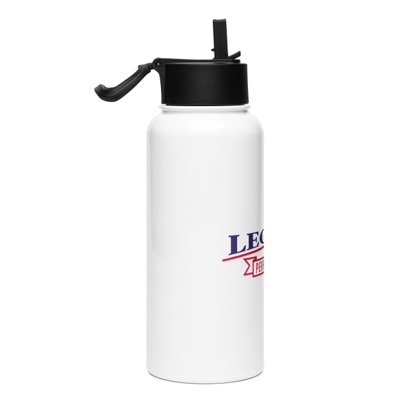 Stainless steel water bottle with a straw lid - Image 4